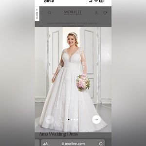 Mori Lee Wedding Dress Ama size 18